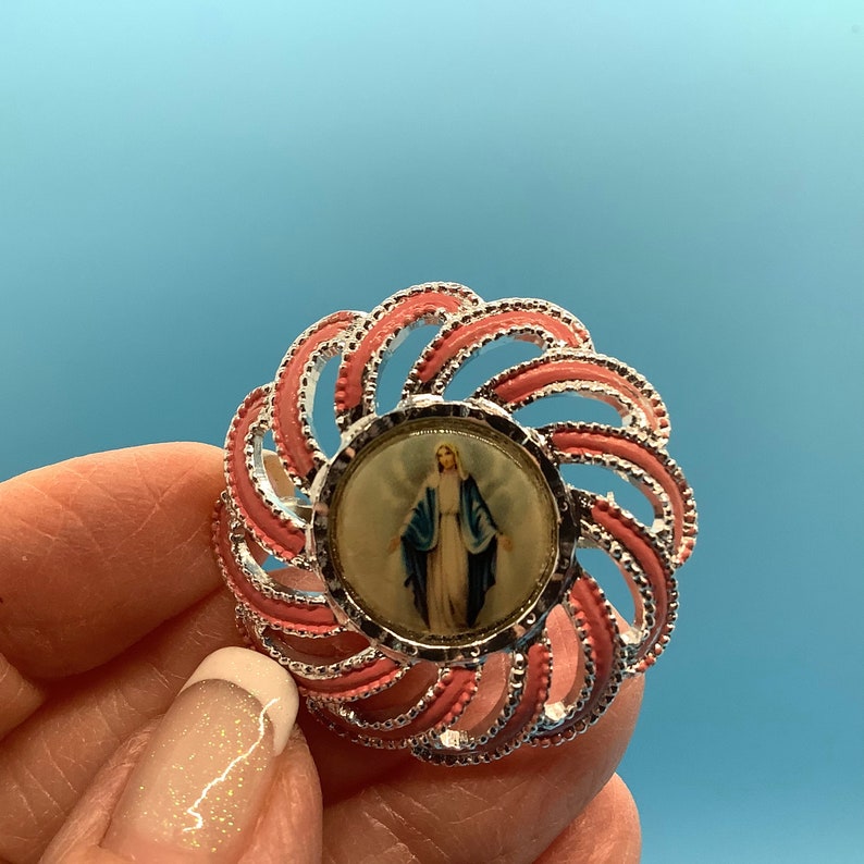 Vintage Religious Jewelry Made in Germany Italy Rare Virgin Etsy