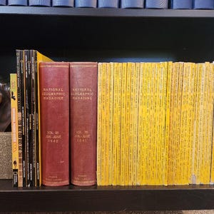 Vintage National Geographic Magazines Lot, National Geographic Magazine Books, History, Travel, Science & Nature Magazines, Collector Gift