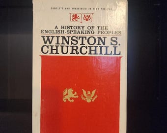 Winston S. Churchill — A History of the English-Speaking Peoples, 4-Volume Paperback Box Set, Vintage Paperback Box Set History Books