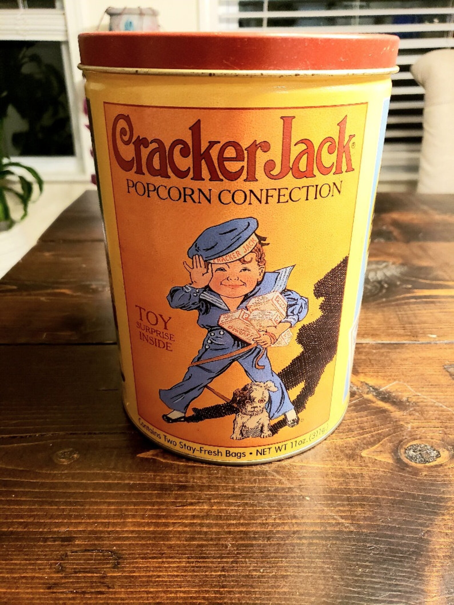 Vintage Cracker Jack Tin Limited Edition Cracker Jack Second Etsy