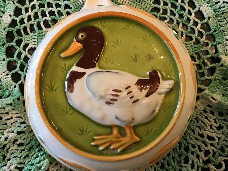 Vintage Duck Wall Art Ceramic Wall Decor Kitchen Etsy