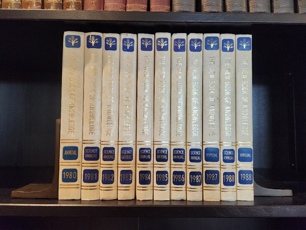 1980s New Book of Knowledge Encyclopedias, 11 Volumes