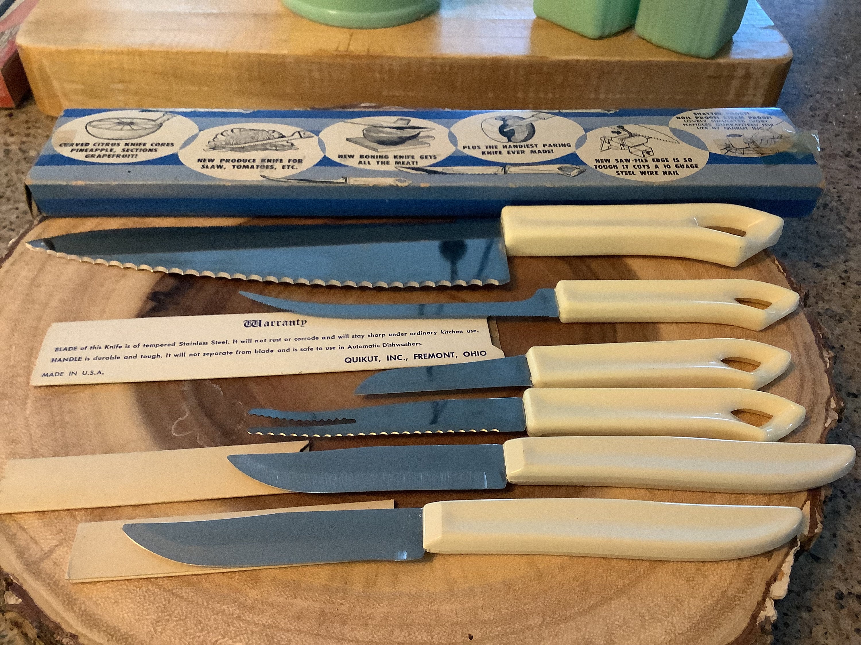 Rada Kitchen Basics Knife Set - Homestead Treasures - USA Kitchen Store