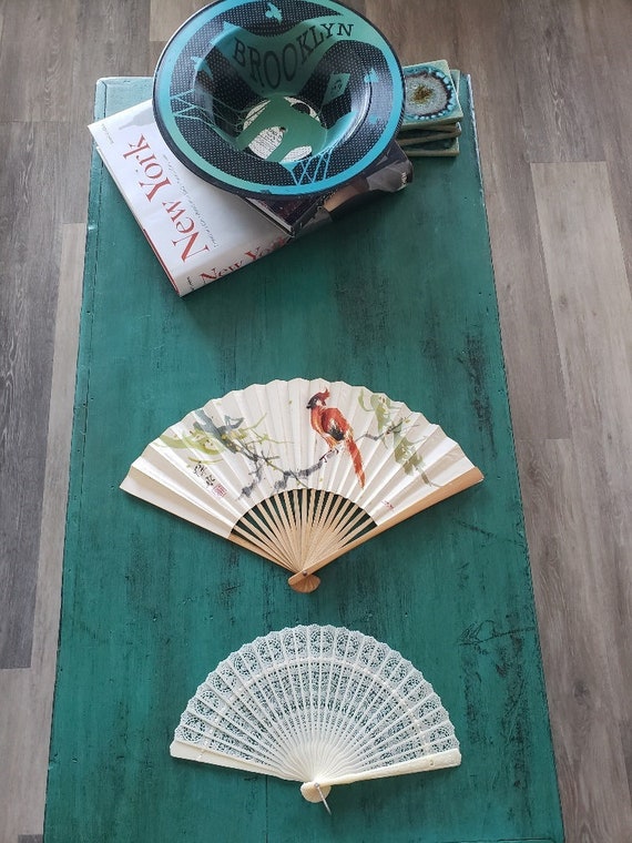 Vintage Asian Hand Fan /& Folding FanDecorative Asian DecorDecorative Asian Hand FanDecorative Asian Folding FanCollectible Asian Fans