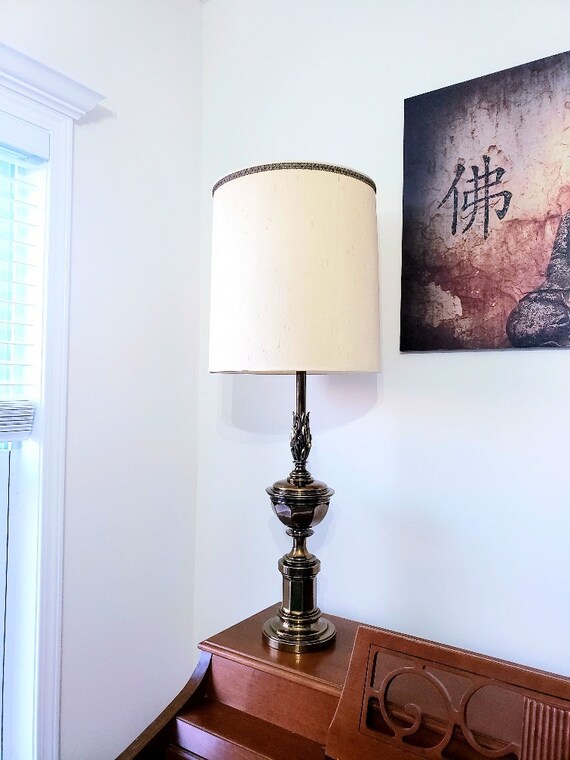 Large brass table sale lamps