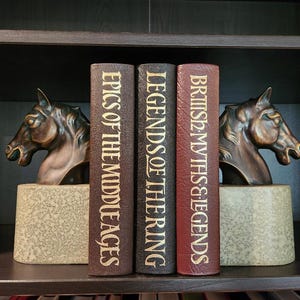 Folio Society Book Set, Epics of the Middle Ages, Legends of the Ring, British Myths and Legends, Illustrated British Collector’s Editions