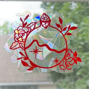 Potion Bottle Suncatcher - Window Cling - Window Sticker -  Rainbow Maker  - Prism Suncatcher - Window Rainbow Suncatcher decal