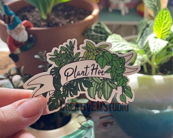 plant hoe sticker | plant hoe | plant sticker | stickers for plant lover |