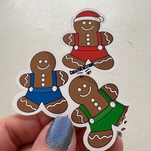 Gingerbread sticker |  Gingerbread Christmas sticker | Winter Sticker | Christmas sticker for laptop and cell phone