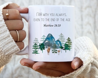 Matthew 28:20 Bible Verse Coffee Mug - Catholic Gift
