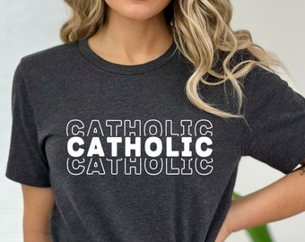 Katolsk T-shirt: Unisex troskläder