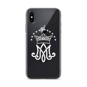 Maria iPhone Hülle, Marian Devotion Geschenke, Gesegnete Mutter Geschenke, Jungfrau Maria Geschenke, Marian Symbol Geschenke