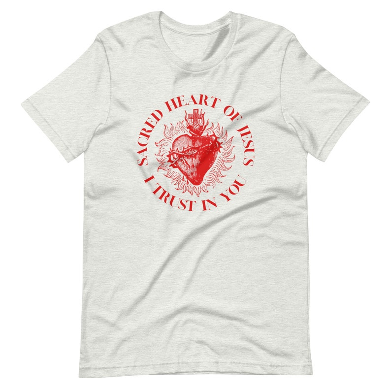 Sacred Heart of Jesus I Trust in You Short-sleeve Unisex - Etsy