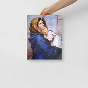 Madonna of the Streets Poster 8x10, Blessed Mother Art Print, Catholic ...