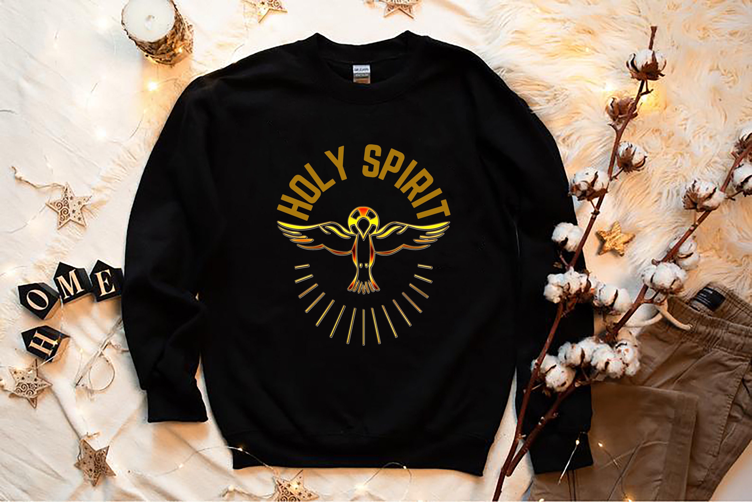 HUIFUAO Sweat-shirt De Noël Commence Avec Le Christ Pour Femmes - Pull Chrétien Croix Impression, Haut Inspirant Religieux