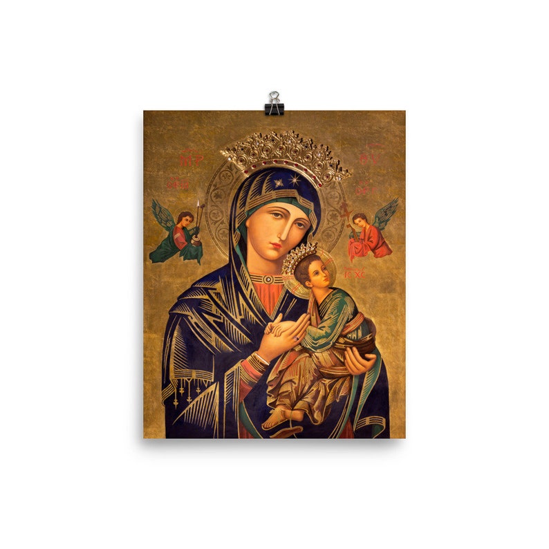 Our Lady of Perpetual Help Art Print: Catholic Home Decor (8x10) - Etsy