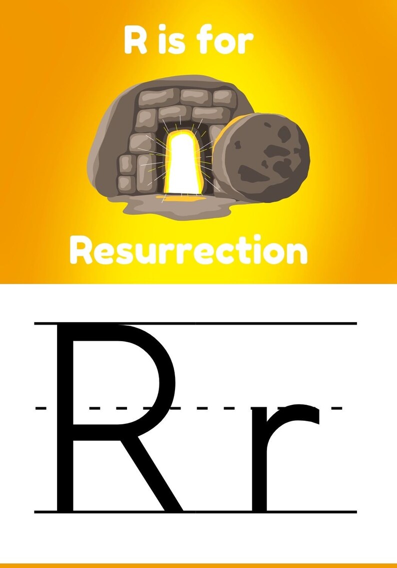 Catholic Alphabet Flash Cards: ABC Homeschool Printable (PDF) - Etsy