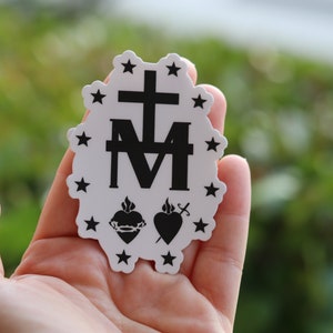 Miraculous Medal Catholic Sticker