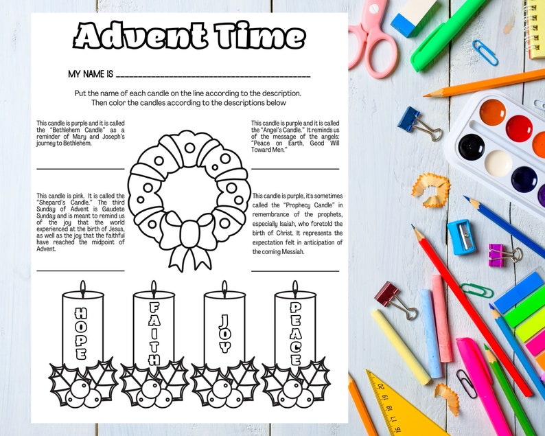Advent Time Coloring Page For Kids Catholic Activities For Children Advent time coloring page for kids catholic activities for children