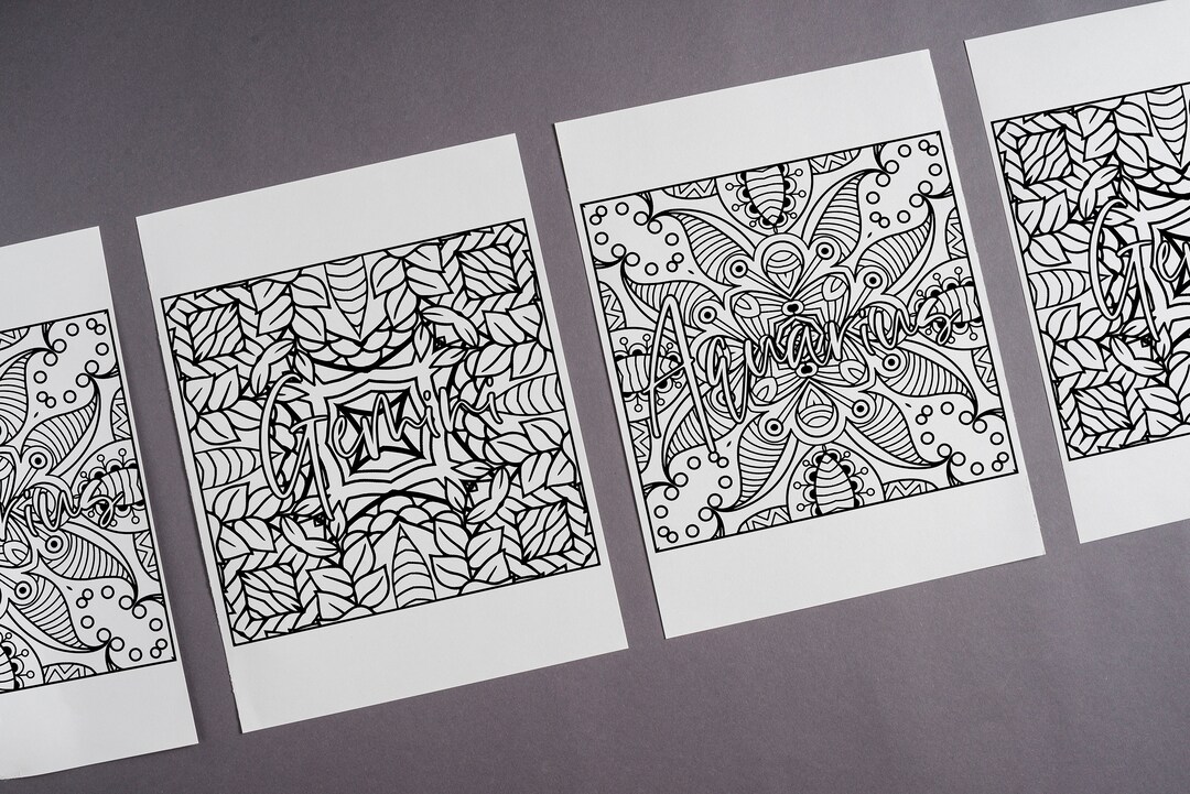 Printable Zodiac Sign Mandala Coloring Pages, All 12 Signs, Adult ...