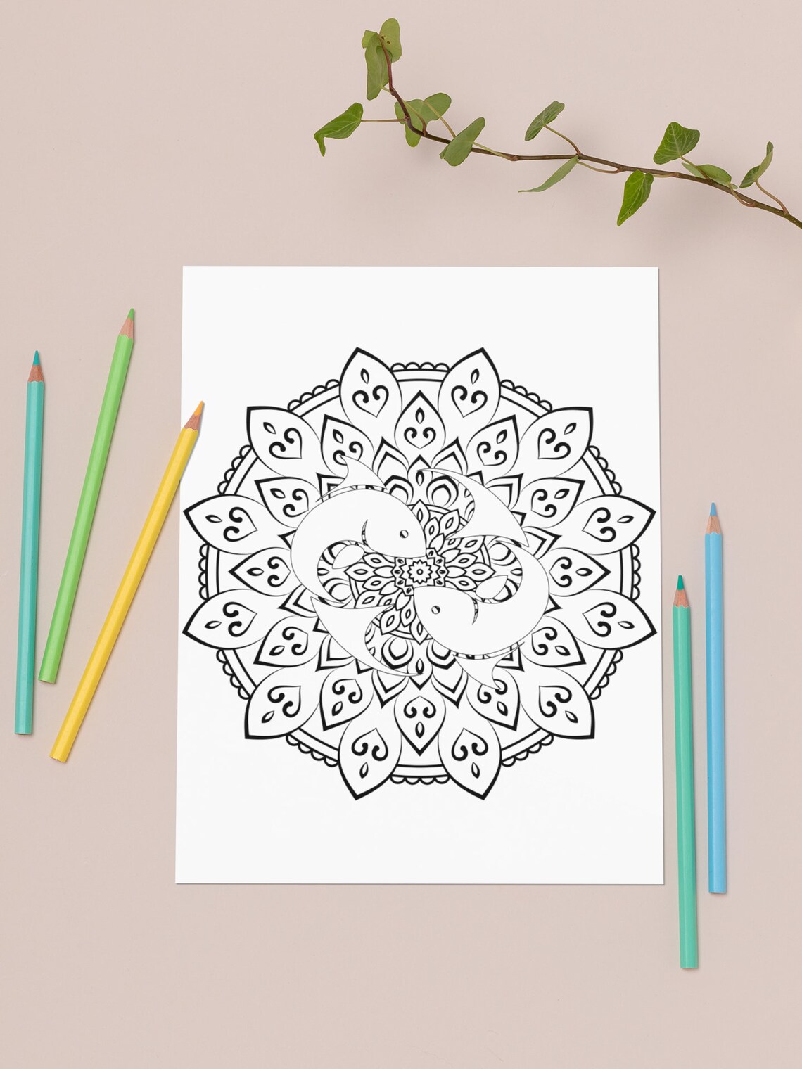 Printable: Zodiac Sign Mandala Coloring Page, All 12 Signs, Adult ...