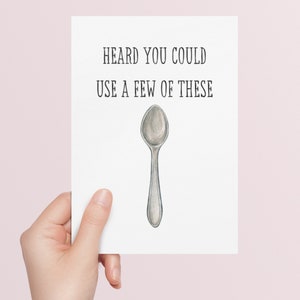 Carte Spoonie, J'ai entendu dire que vous aviez besoin d'une enveloppe vierge