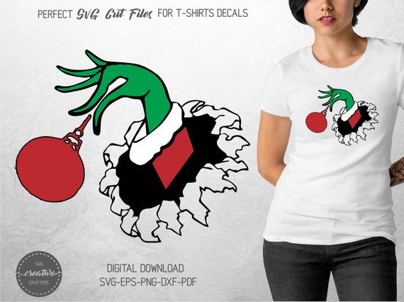 Download Grinch Hand Svg Grinch Svg Christmas Shirt Svg Grinch Png Etsy