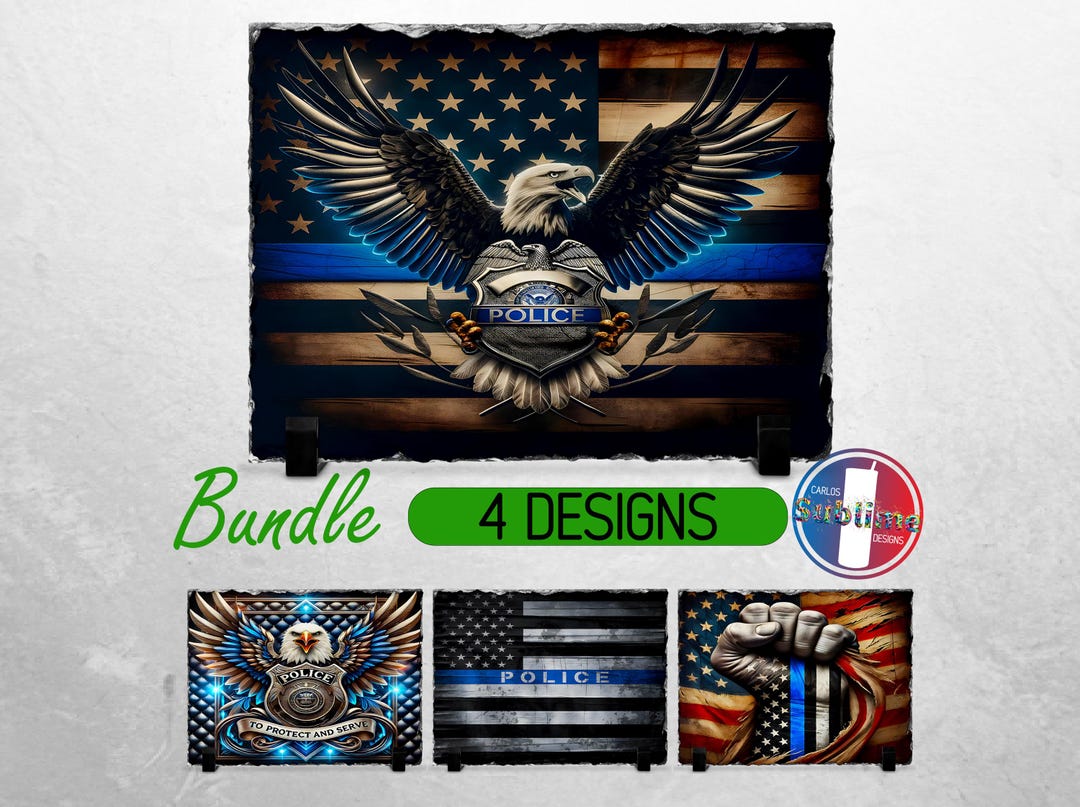 Police Slate PNG Police Officer Slate File Bundle Sublimation Designs