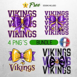 Vikings School Team Maskottchen Bogen Shirt PNG, Blau und Weiß Team Fußball, Jubeln, Schulgeist, Spieltag, Sport Mom Shirt Sublimationsentwurf