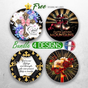 Christian Jesus  Car Coaster PNG Bundle Religious Faith Car Coaster Sublimation Designs Cross Bible Car Coaster Designs