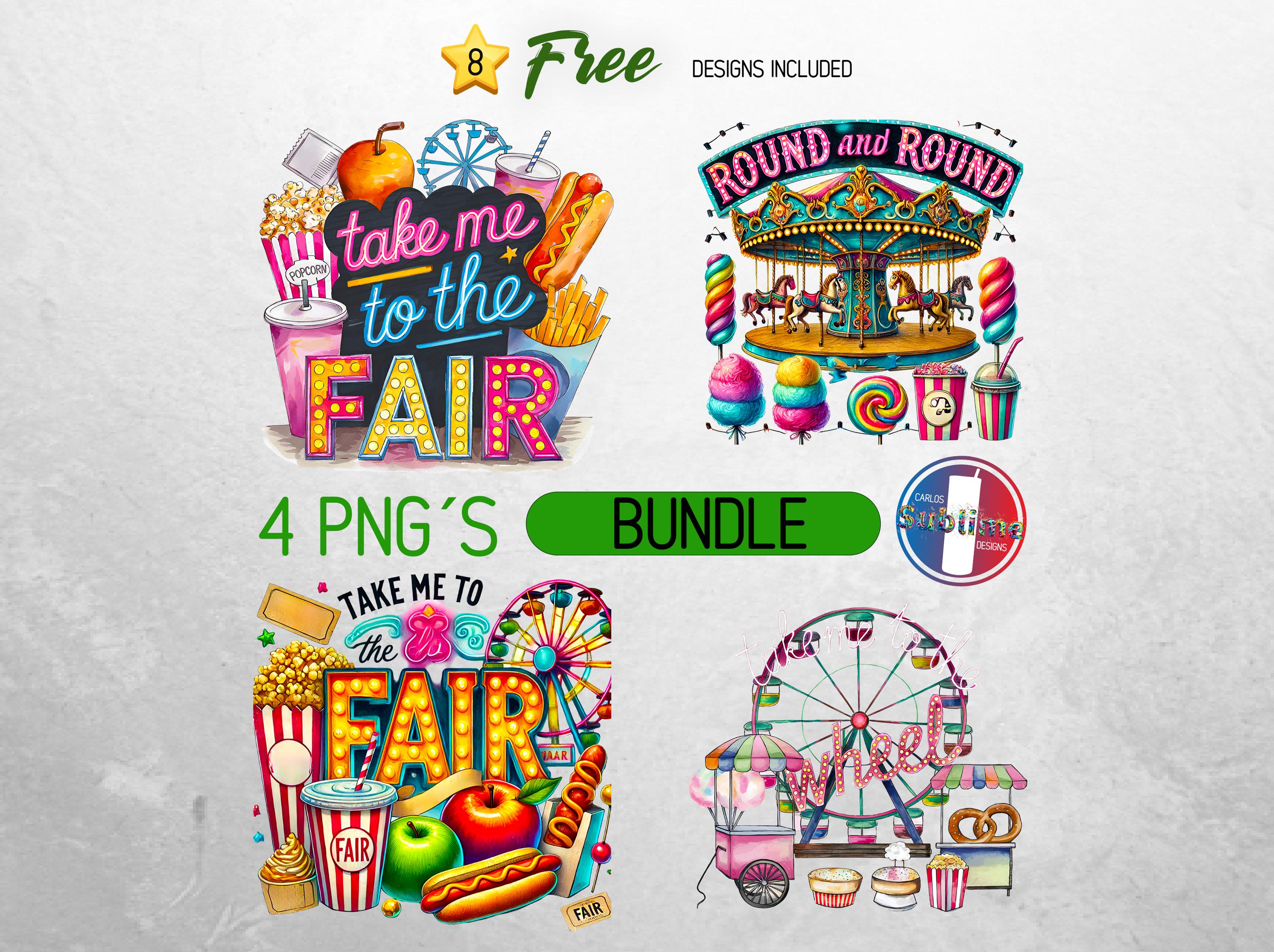 Take Me to the Fair Sublimation Design PNG Digital Download , County State  Fair Country Rides Png, Neon Ferris Wheel, Fall Autumn Design - Etsy, image size:3000x2243