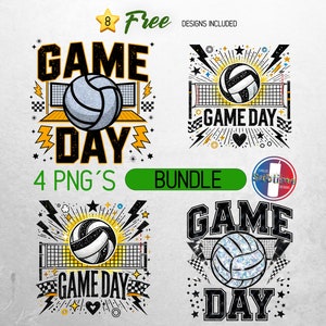 Volleyball Game Day PNG, Volleyball Glitter Png, Volleyball Vibes, Volleyball Mama Png, Volleyball Mom Png, Game Day, Sport Png