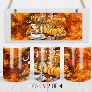 Andaz Press Fall Mug - Pumpkin Spice & Everything Nice - 11oz Ceramic Coffee Mug With Gift Box