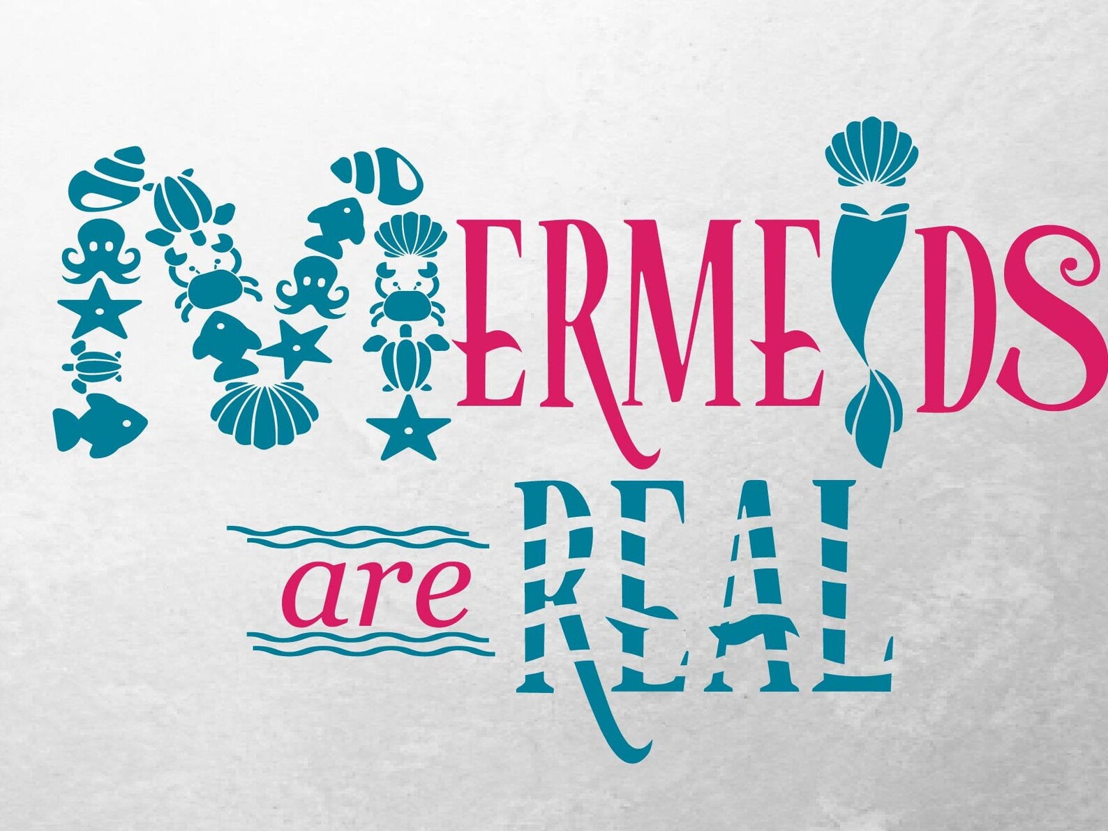 Download Mermaids Are Real SVG Mermaid Tail SVG Mermaid SVG Little ...