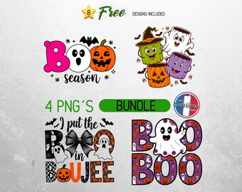Pacchetto png Boo Season, Ho messo il Boo in Boujee Png, Coquette Halloween PNG, Fall png, Spooky Season Png, Pumpkin Png, Halloween Mama Png