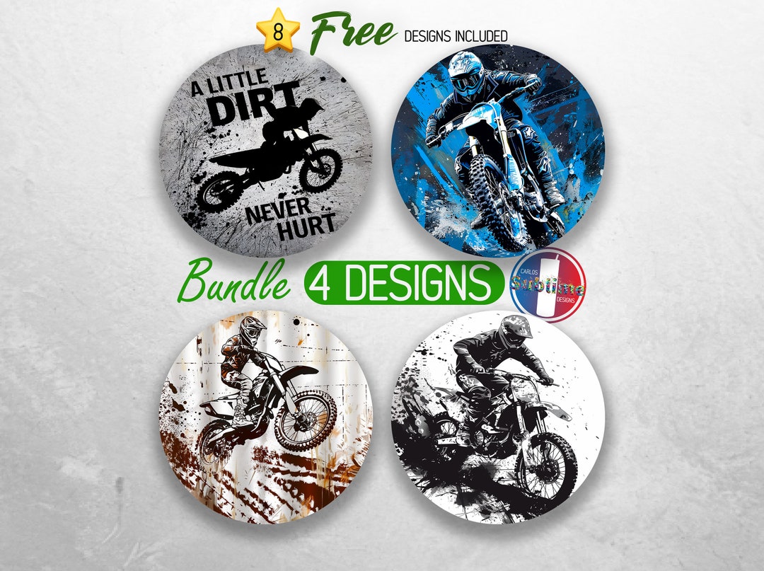 Dirt Track Racing Sister Bamboo Coaster