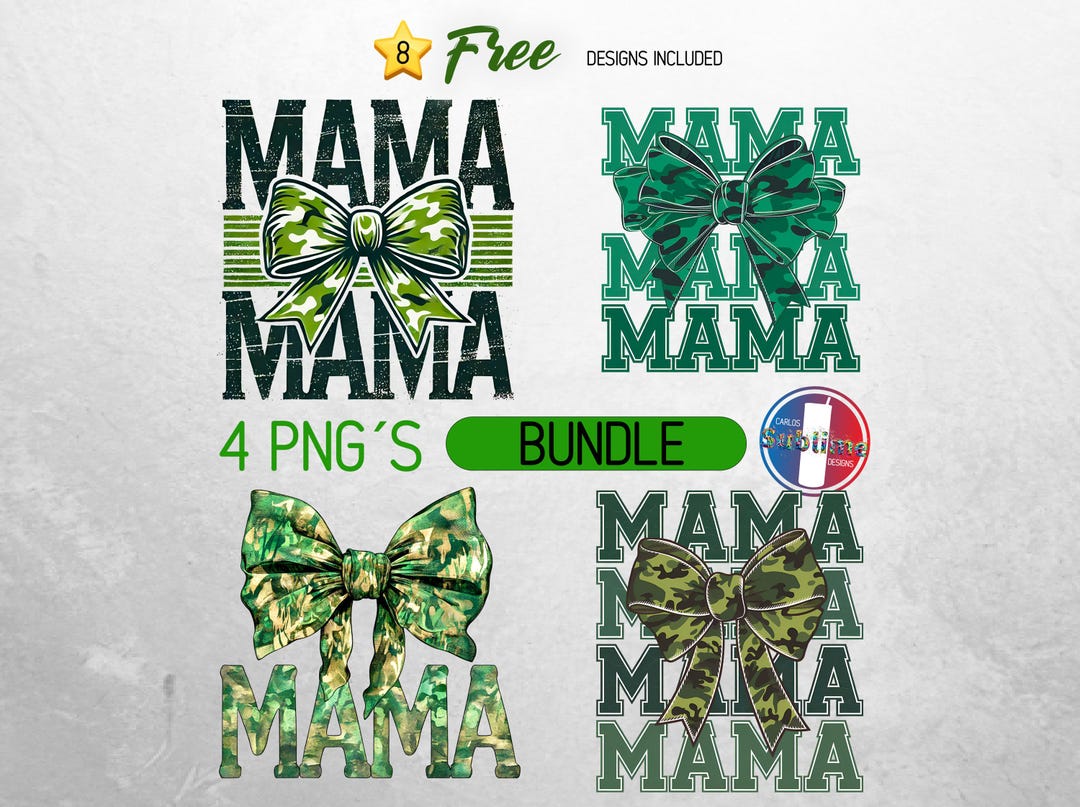 Mama Camo Coquette Bow PNG, Old School Camo Png, Girls Camo Bow Png ...