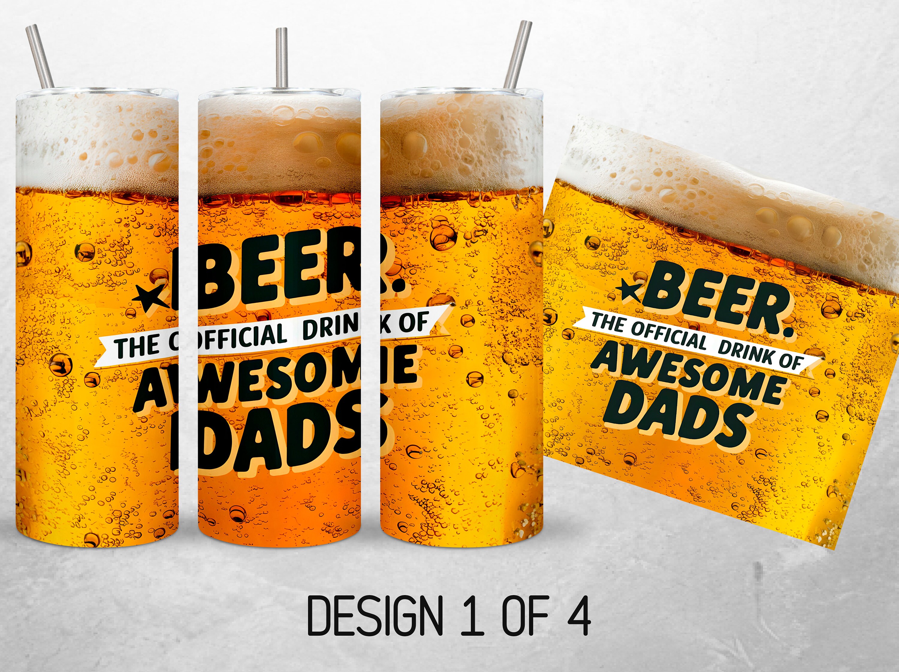 Best Dad Tumbler Wrap Bundle Men Beer 20oz Tumbler PNG Fathers Day ...