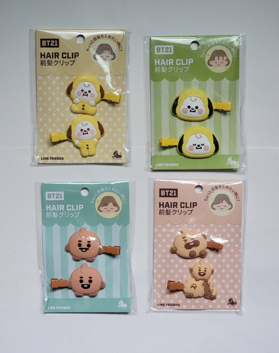 BT21 Chimmy Shooky Hair Clip Official - Etsy