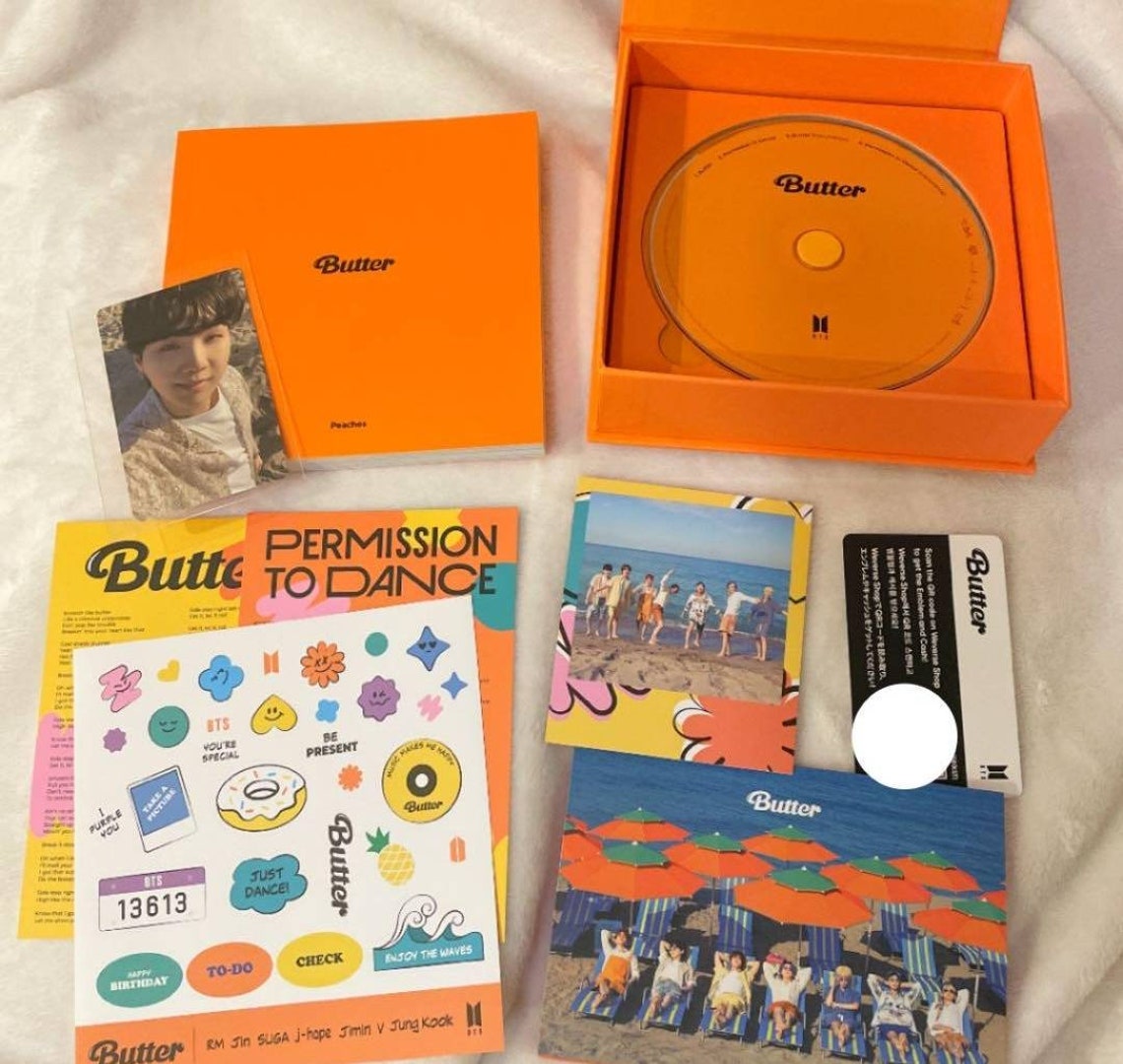 BTS álbum Butter Cream / Love yourself Her O / Button Peaches Etsy