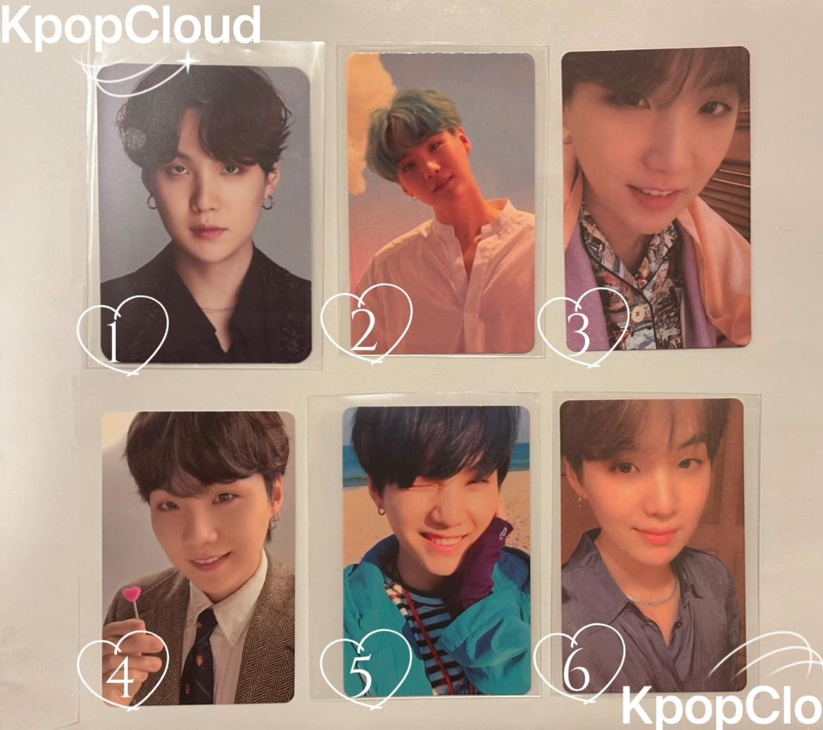 Yoongi Suga official photocards BTS BT21