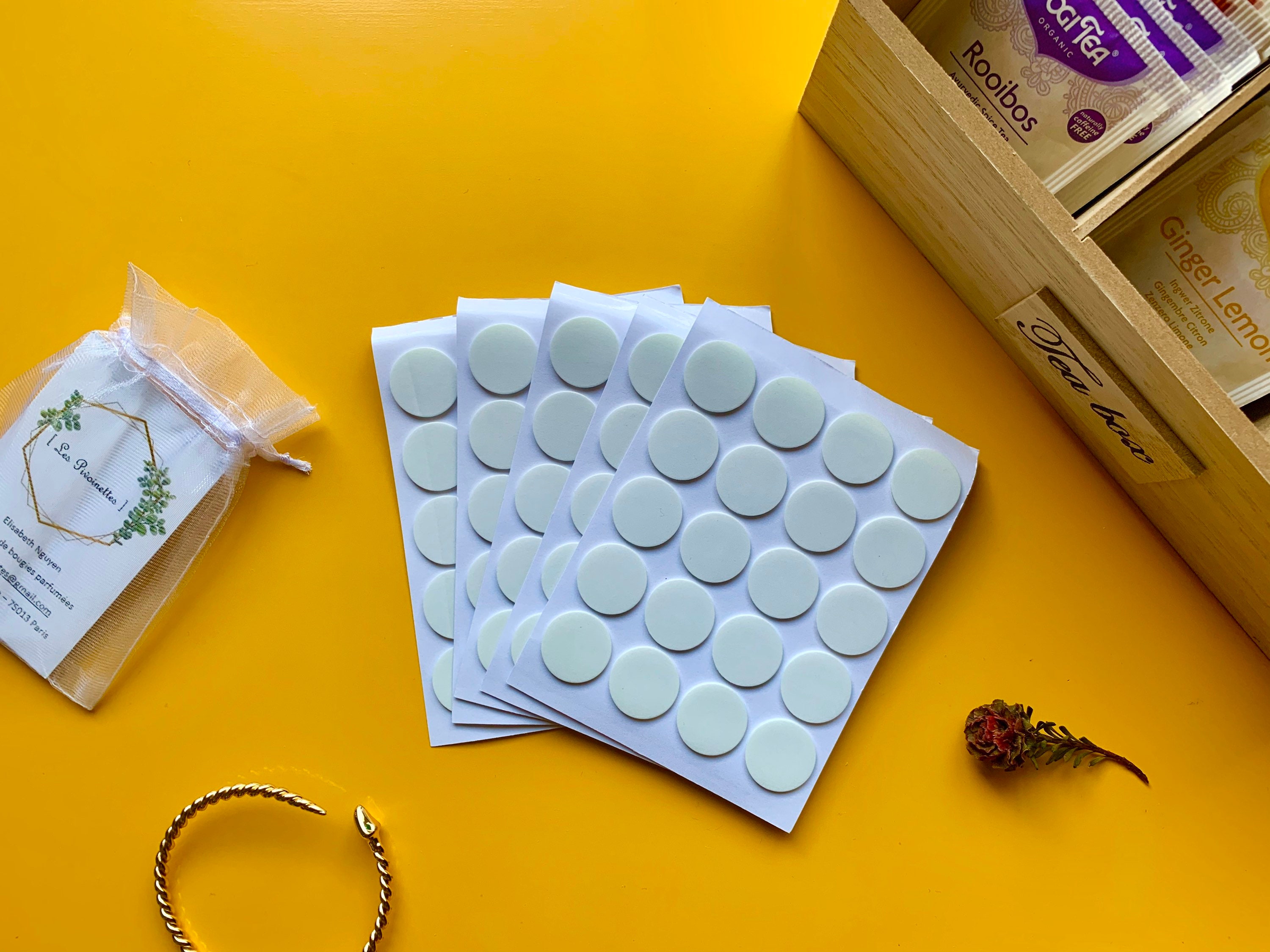 Autocollant Fixateur de Mèche Pour Bougies