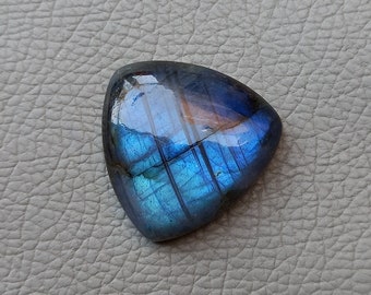 A-859 36X26X6 MM Wire Wrapping Stone Top A-One Quality Blue Labradorite Oval Shape Cabochon Gemstone 49.00 CTR