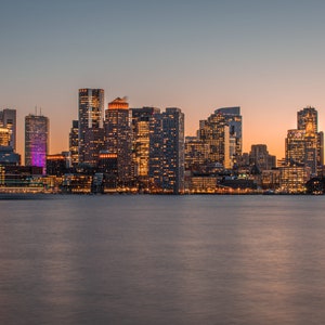 PHOTO | Boston Skyline as Seen from East Boston | Paper, Canvas & Foam Board Prints | Always FREE Photo Shipping!