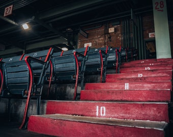 PHOTO | Fenway Park Grand Stand Seats | Paper, Canvas & Foam Board Prints | Always FREE Photo Shipping!