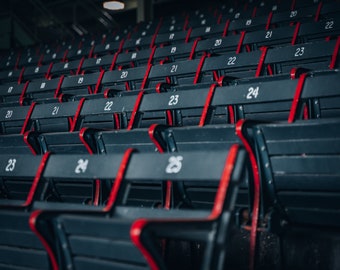 PHOTO | Fenway Park Grand Stand Seats | Paper, Canvas & Foam Board Prints | Always FREE Photo Shipping!