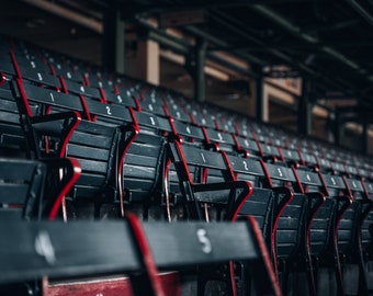 PHOTO | Fenway Park Grand Stand Seats | Paper, Canvas & Foam Board Prints | Always FREE Photo Shipping!