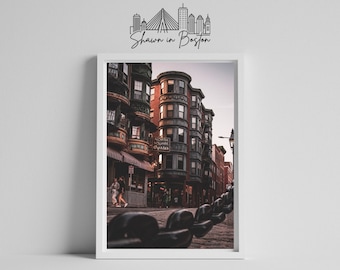 PHOTO | Bostons Famous North End Italian Neighborhood | Paper, Canvas & Foam Board Prints | Always FREE Photo Shipping!