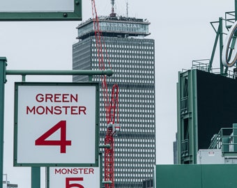 PHOTO | Fenway Park Green Monster View | Paper, Canvas & Foam Board Prints | Always FREE Photo Shipping!