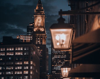 PHOTO | Custom House Tower, Historic Boston | Paper, Canvas & Foam Board Prints | Always FREE Photo Shipping!
